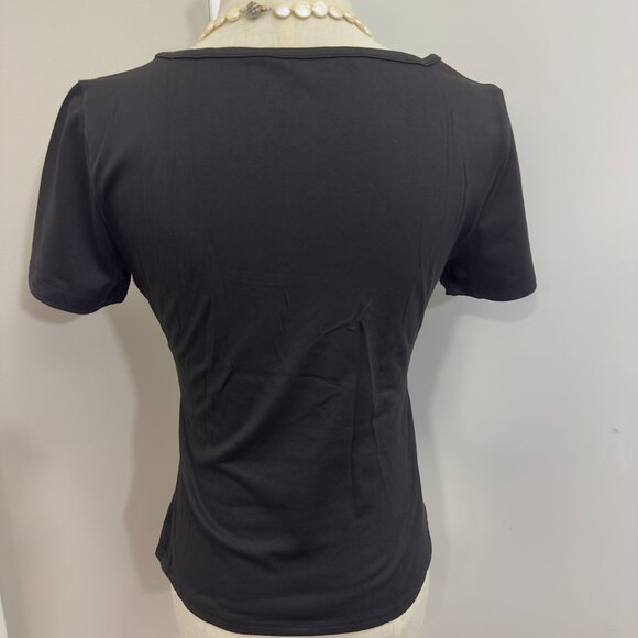 5PCS/$25 Womens Square Neck Top Summer Casual Fitted Basic Tshirt - Picture 15 of 16